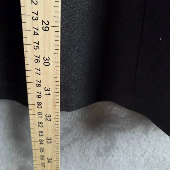 Focus 2000 Black Gored Maxi Skirt Size 14 - Picture 6 of 7